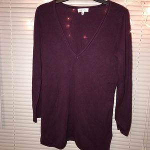 V-Neck 3/4 Sleeve Sweater
